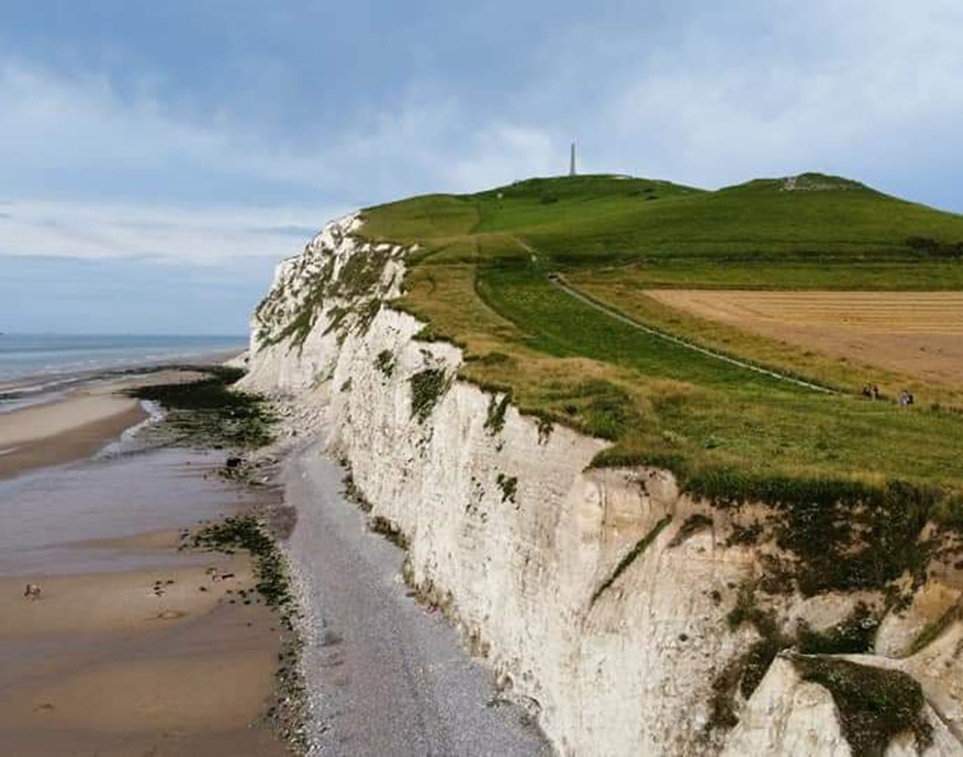 Le Cap Blanc-Nez et ses falaises de craie blanches