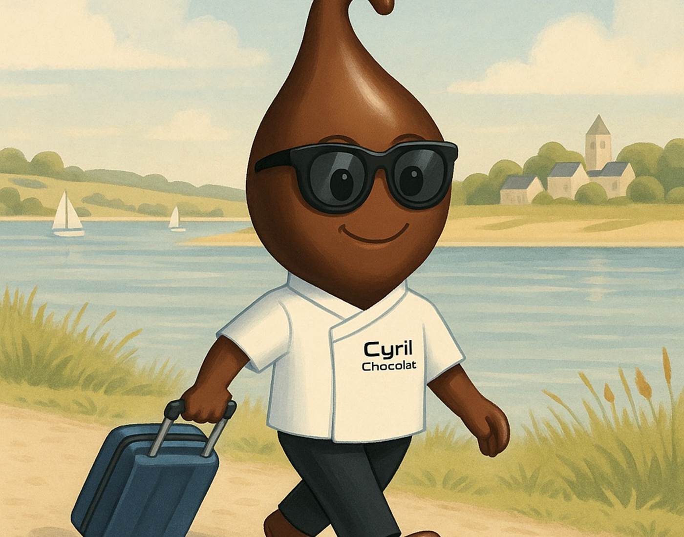 Cyril part en vacances