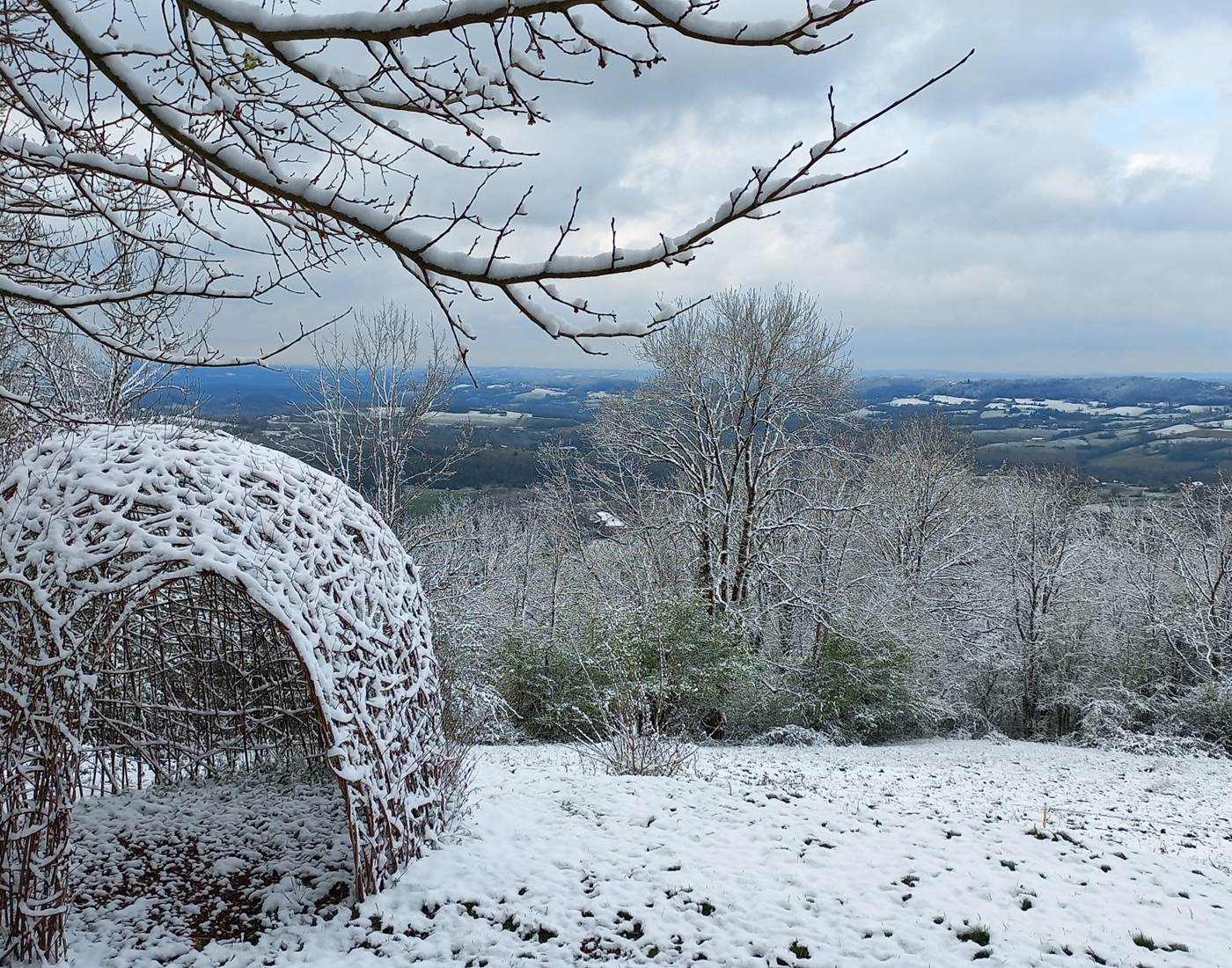 Neige à la Maison des Etoiles