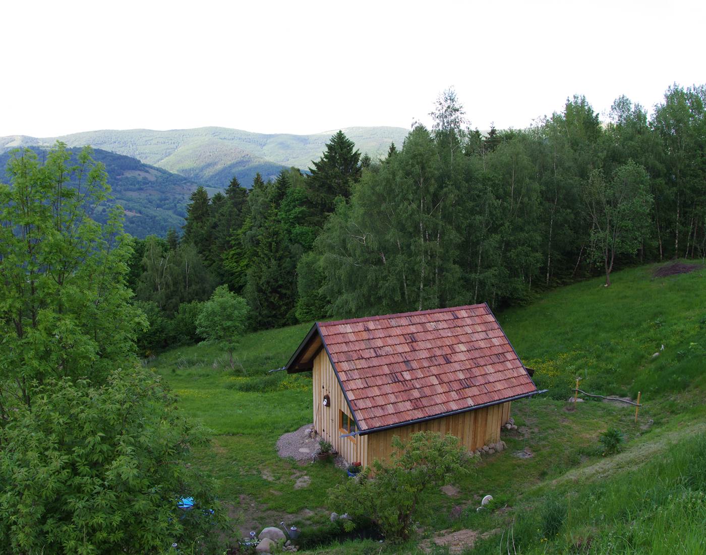 les alentours de la chaumière