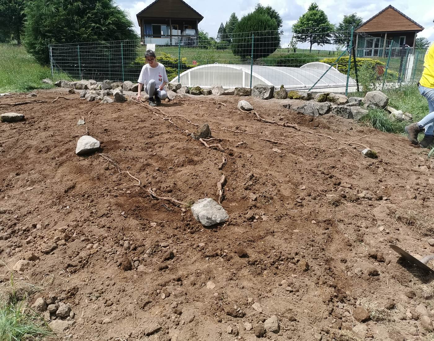 Le jardin des aromatiques des maisons de Coline