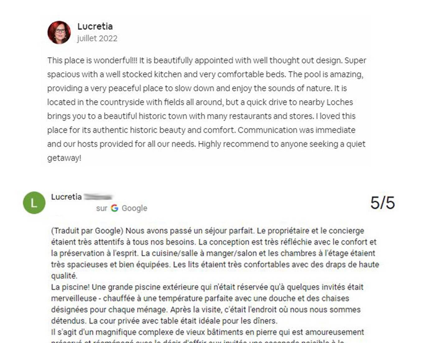 Avis Domaine des Cyclamens 2022