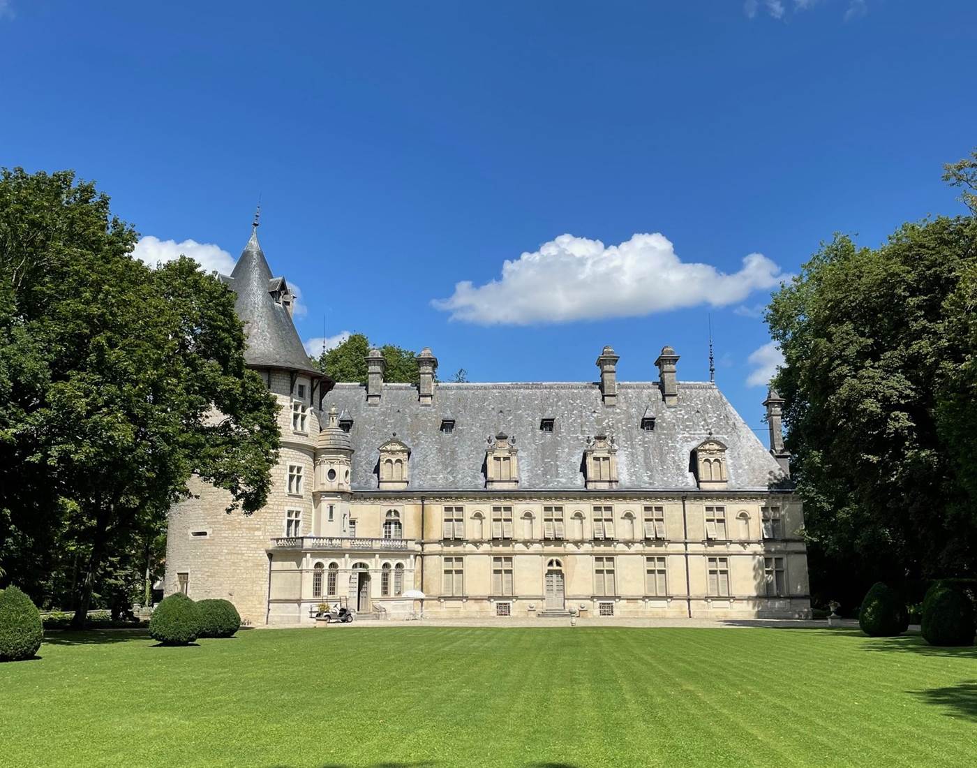 Château actuelle après les rénovations