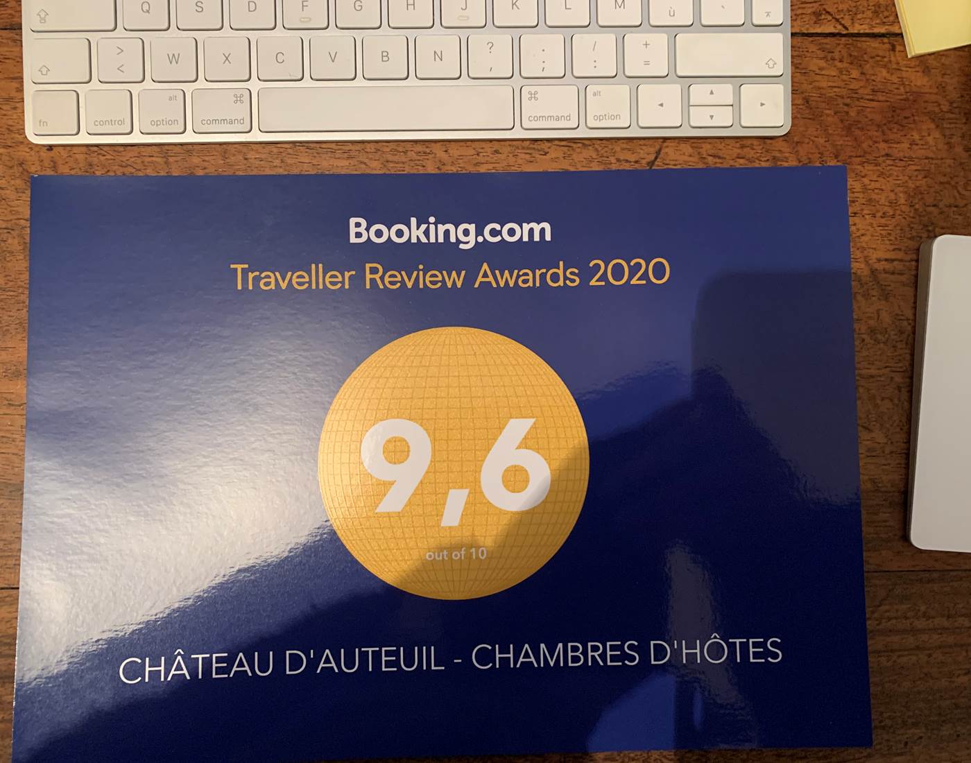 Note booking château d'Auteuil