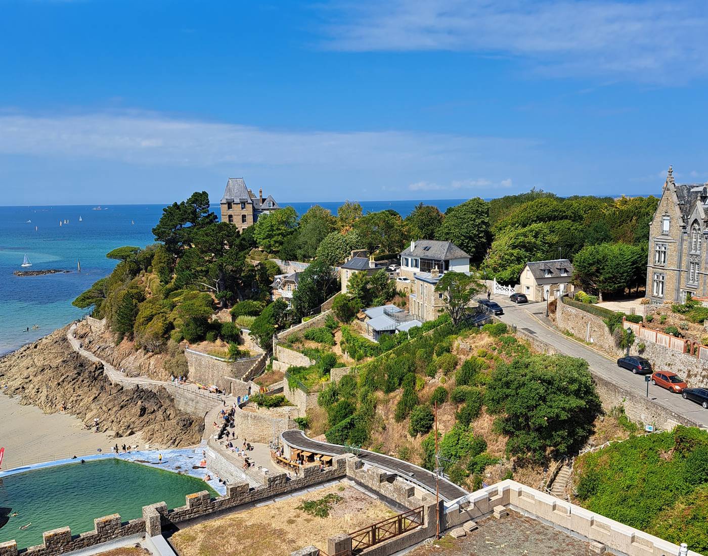 Clos de la Fontaine Dinard, pointe du Moulinet 800m