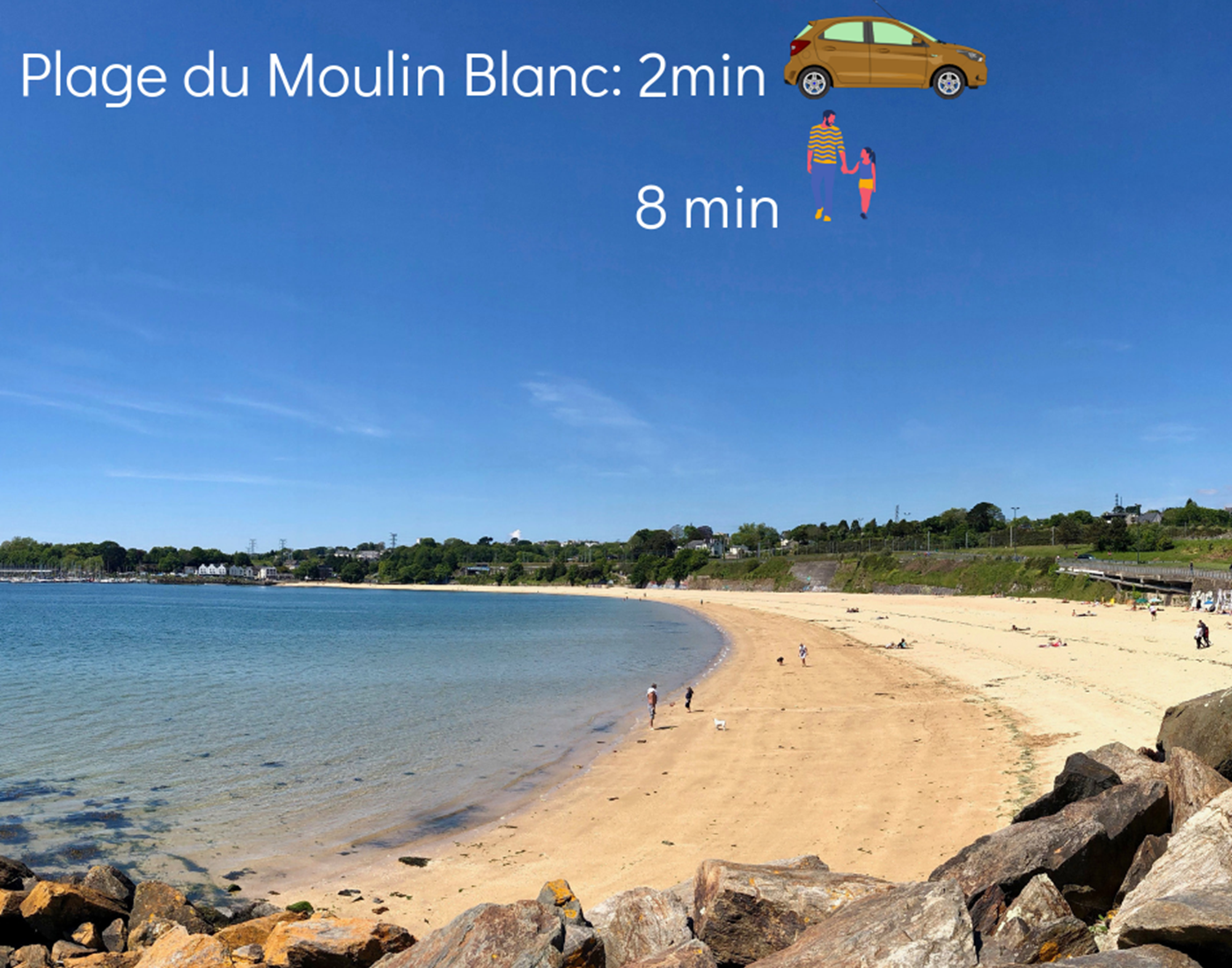 Plage du Moulin Blanc
