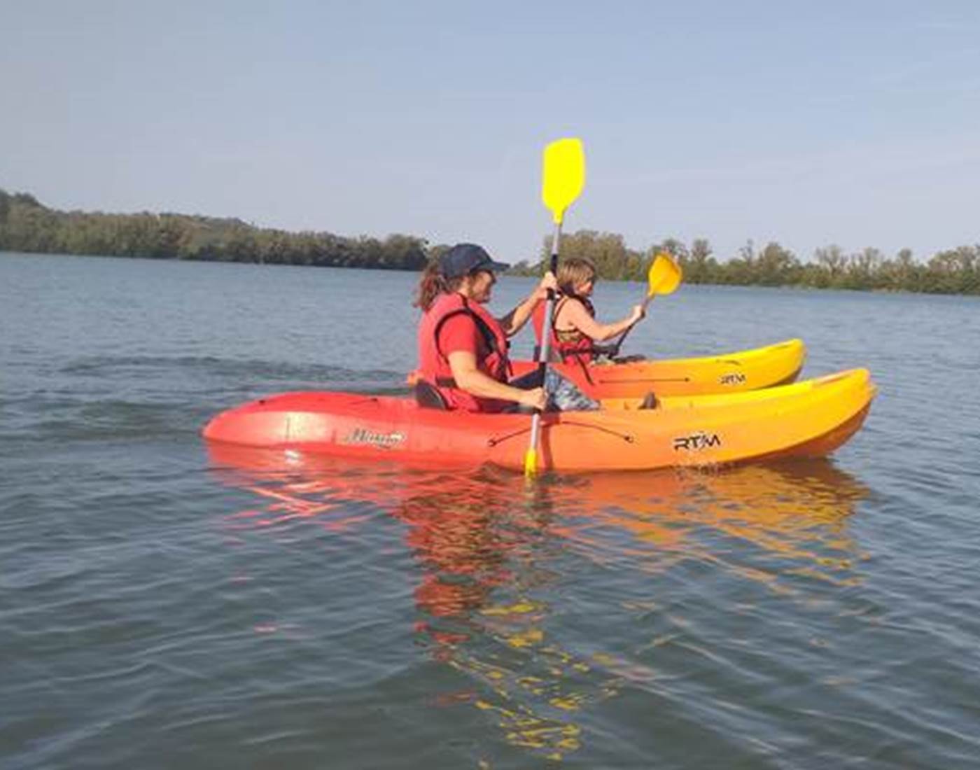 Descente encadrée en canoë