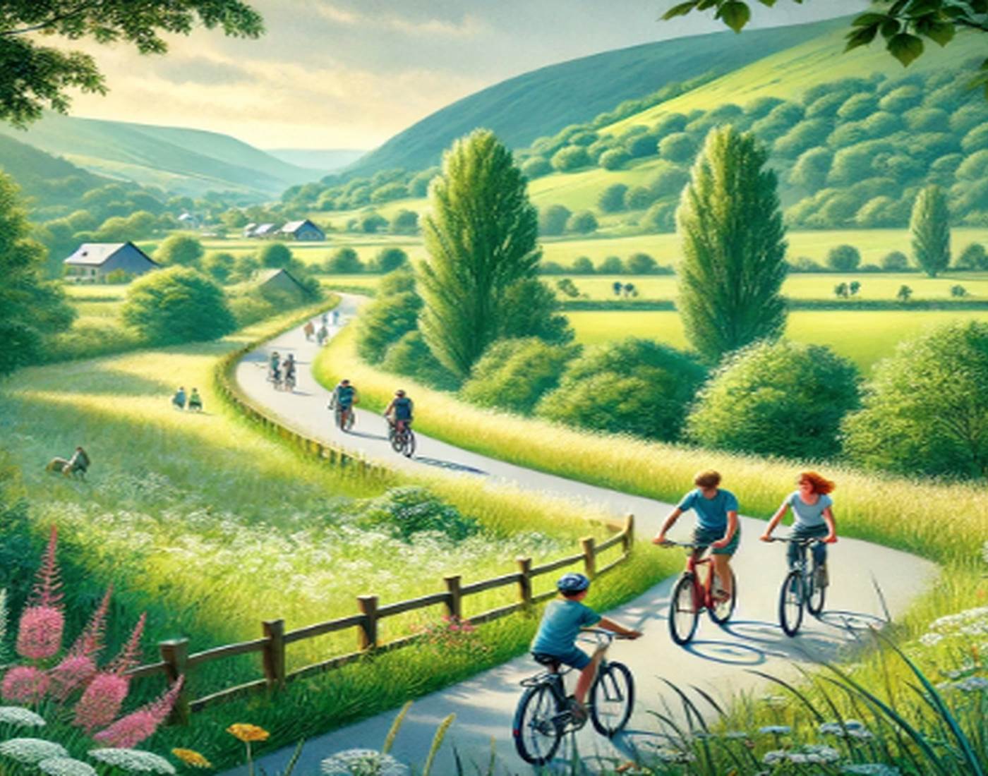 Deux pas de voie verte et La Vélo buissonnière au petit vivoin-news