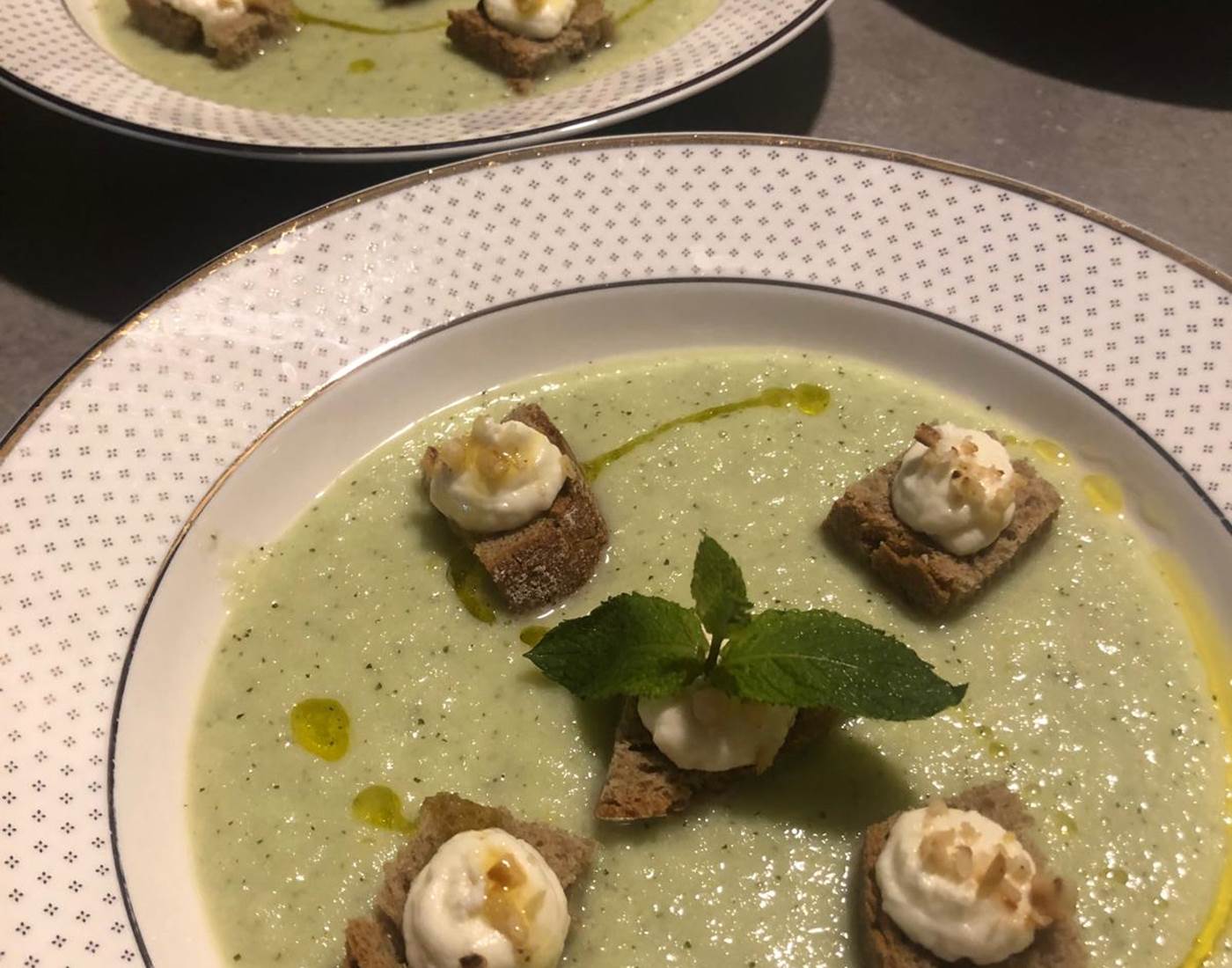 L'AUBERGE DU RANC: Gaspacho de concombre