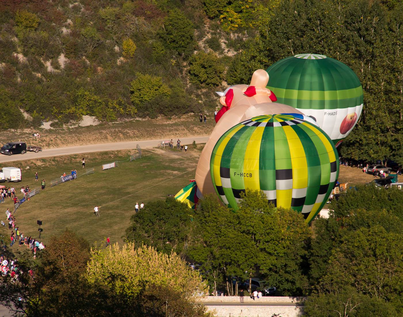 Montgolfiades à Rocamadour