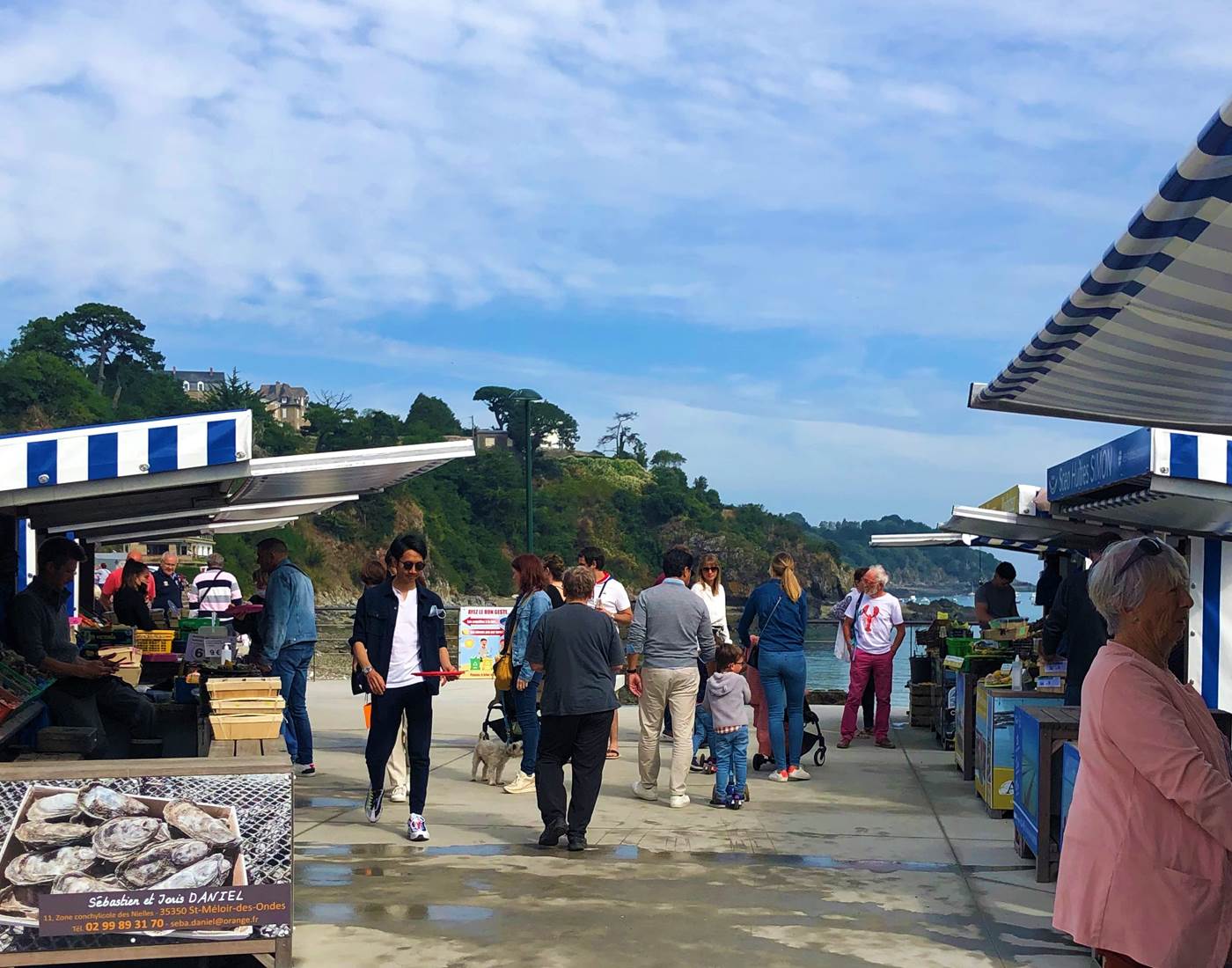 marché des coquillages