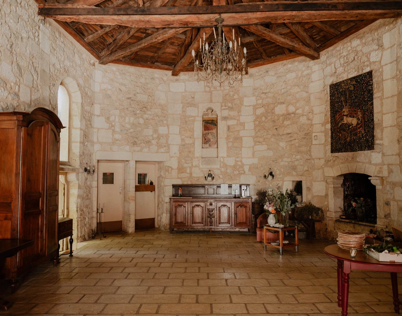 Salle de réception de la Vieille Chapelle