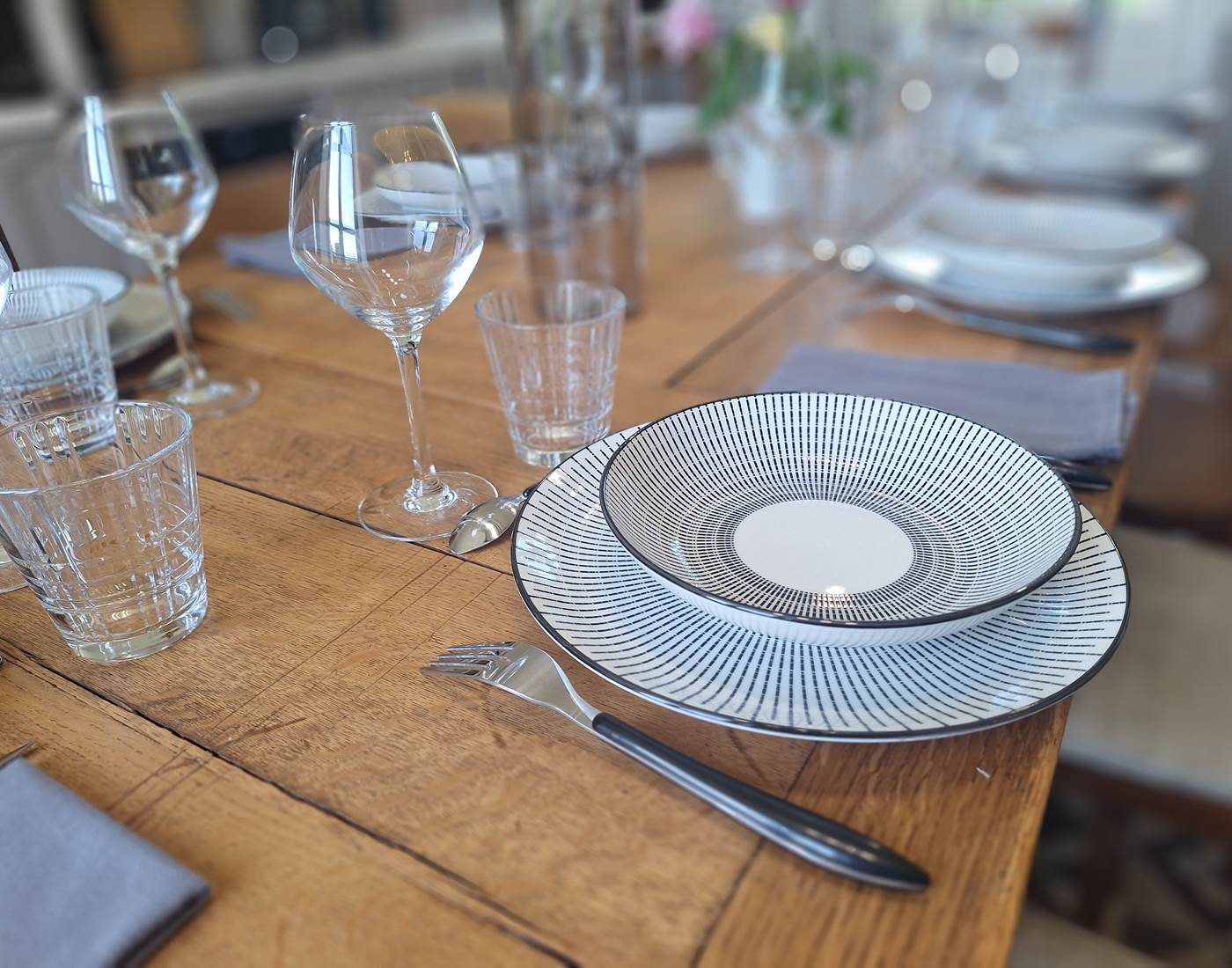 vaisselle gite de charme le quatre feuilles