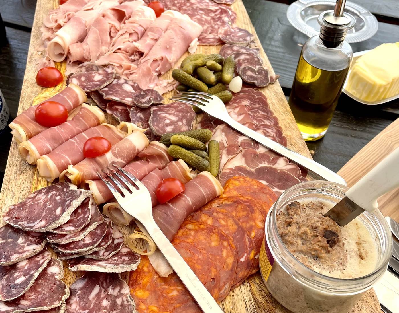Planche de charcuteries