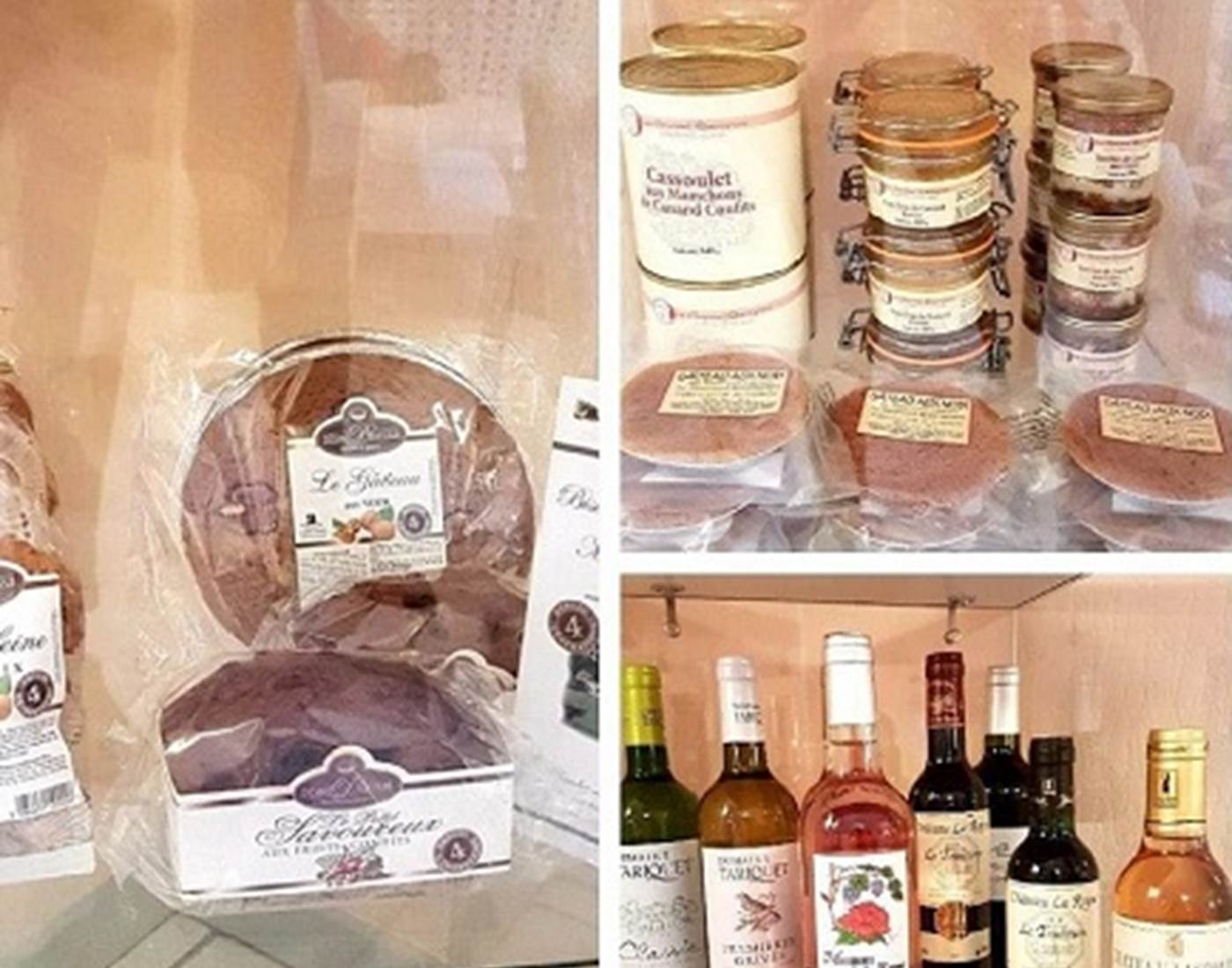 Produits régionaux en vente