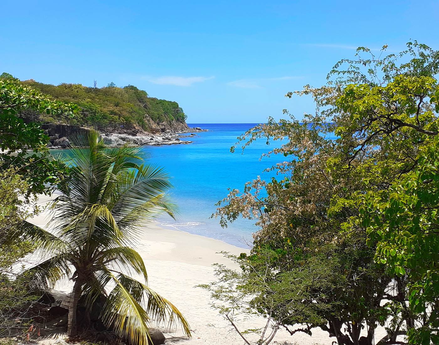 Plage Leroux Deshaies Guadeloupe