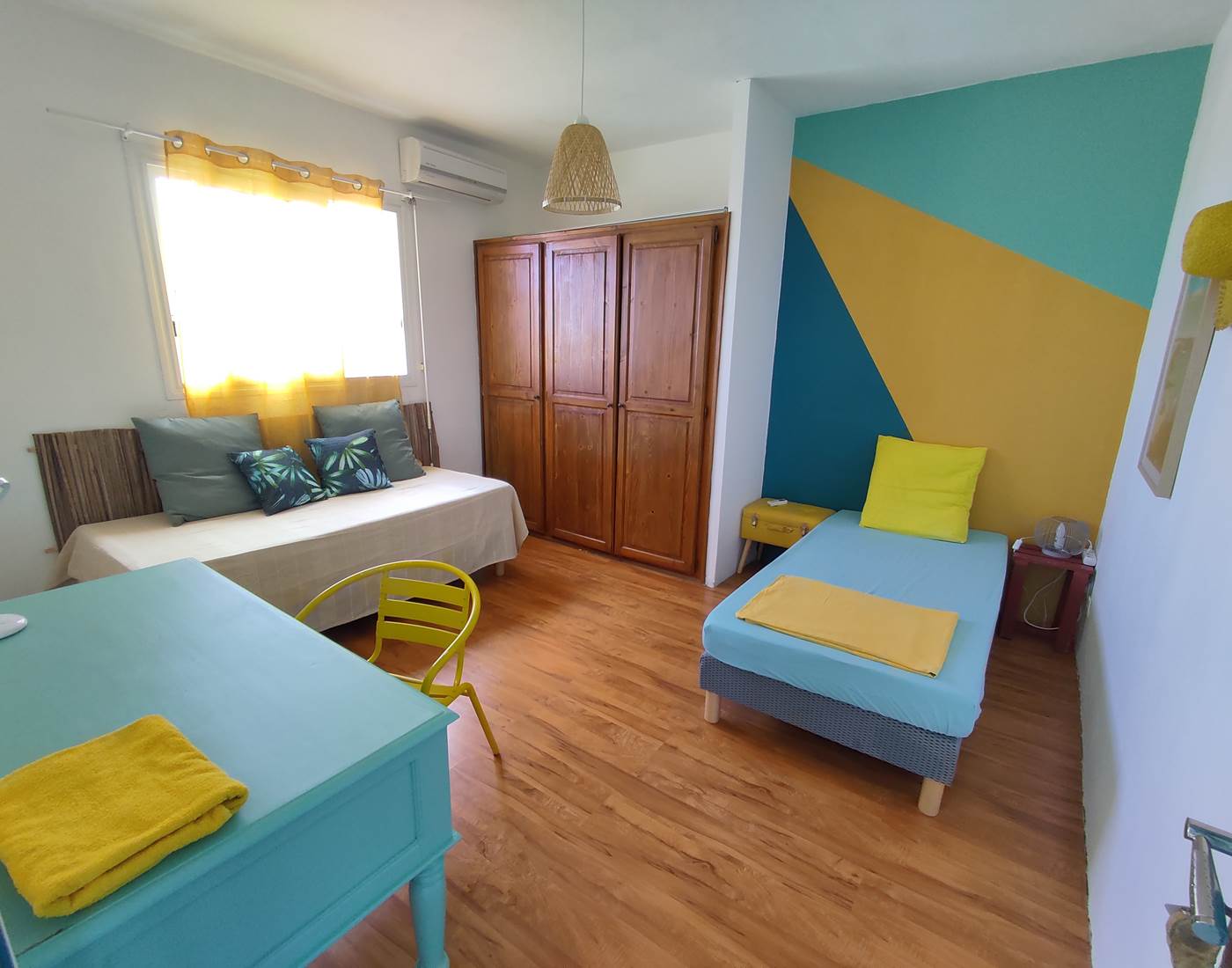 La chambre simple de la Kaz Auberge - Saint Pierre