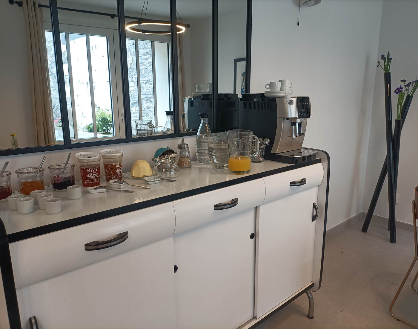 Villa Buffon Angers petit déjeuner