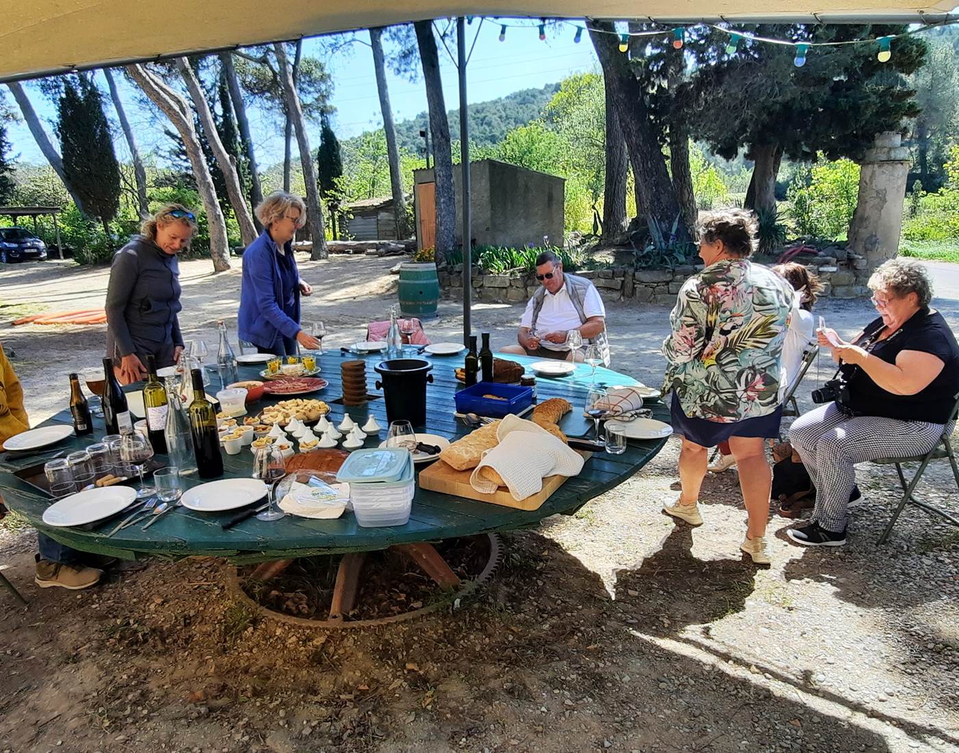 repas  chez vignerons