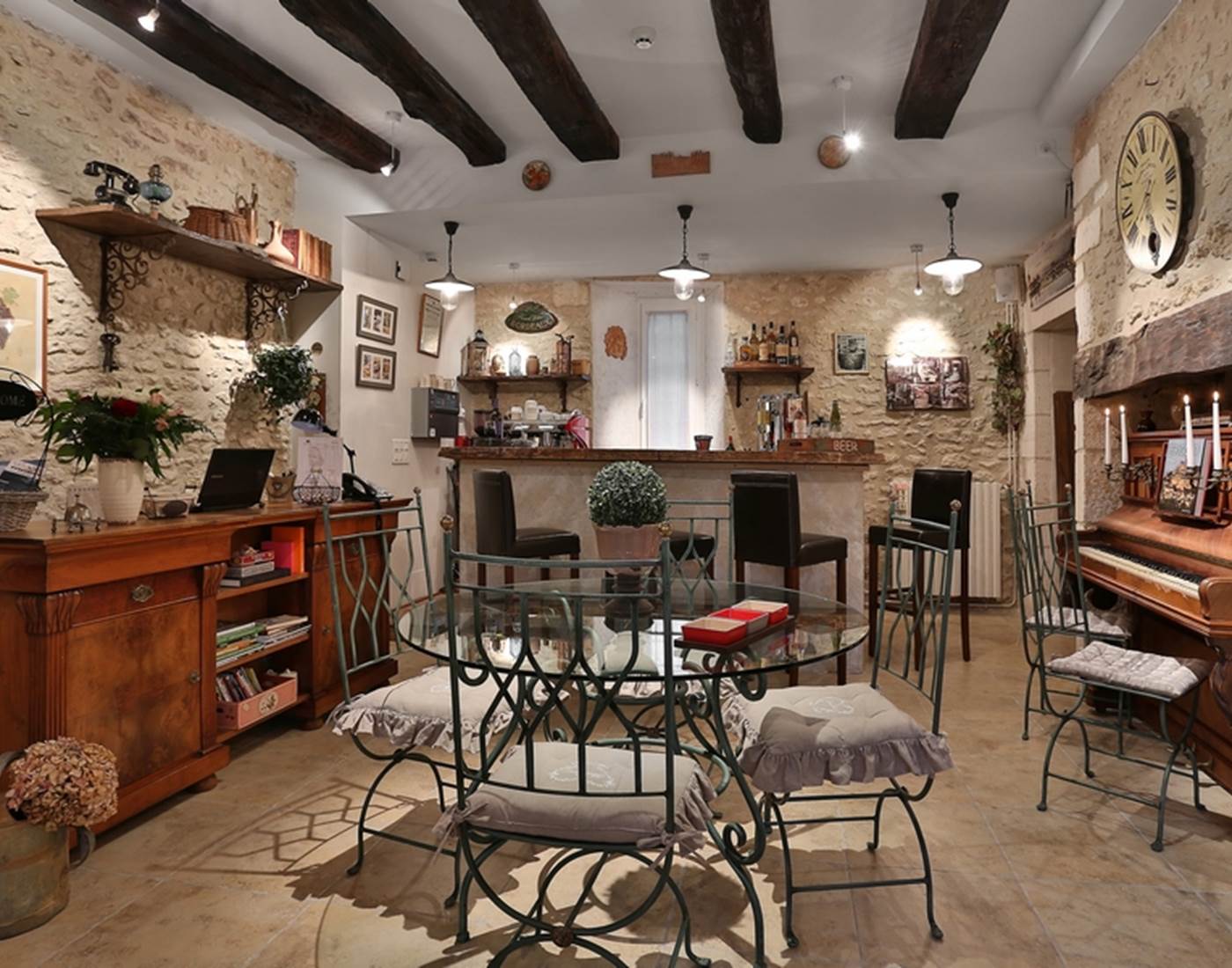 L'accueil du Mas des Bories