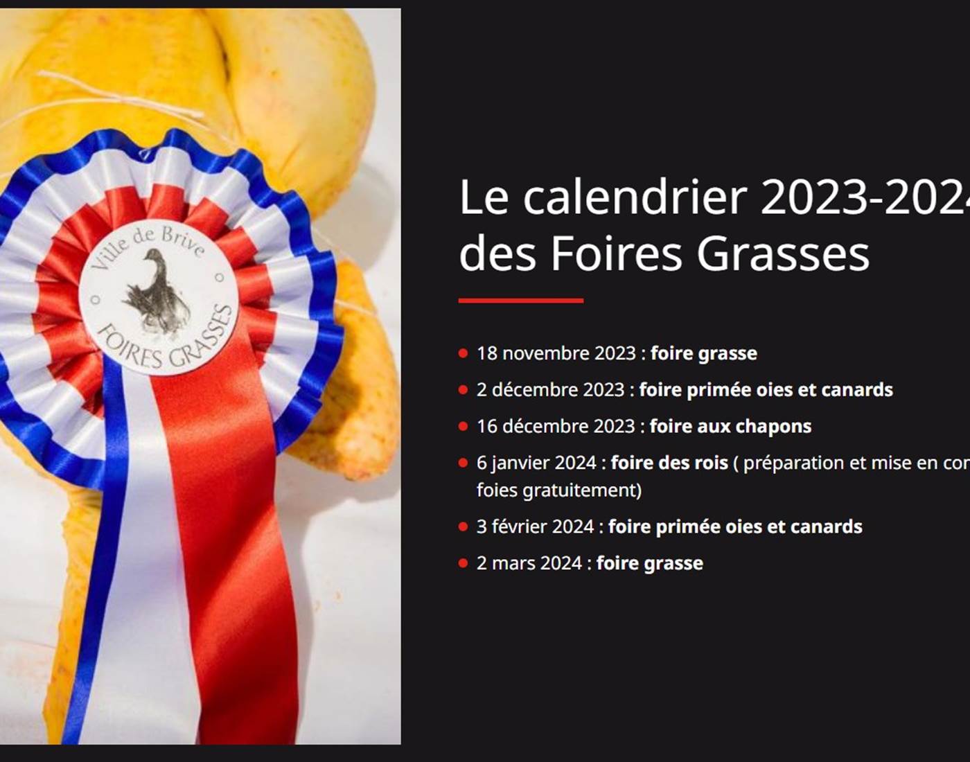 Foires grasses de Brive la Gaillarde