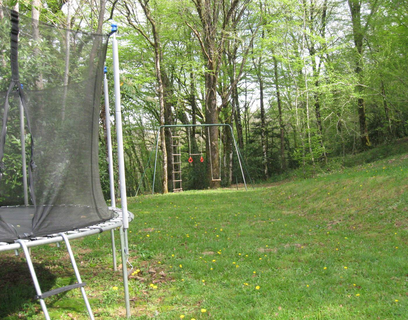 portique, trampoline