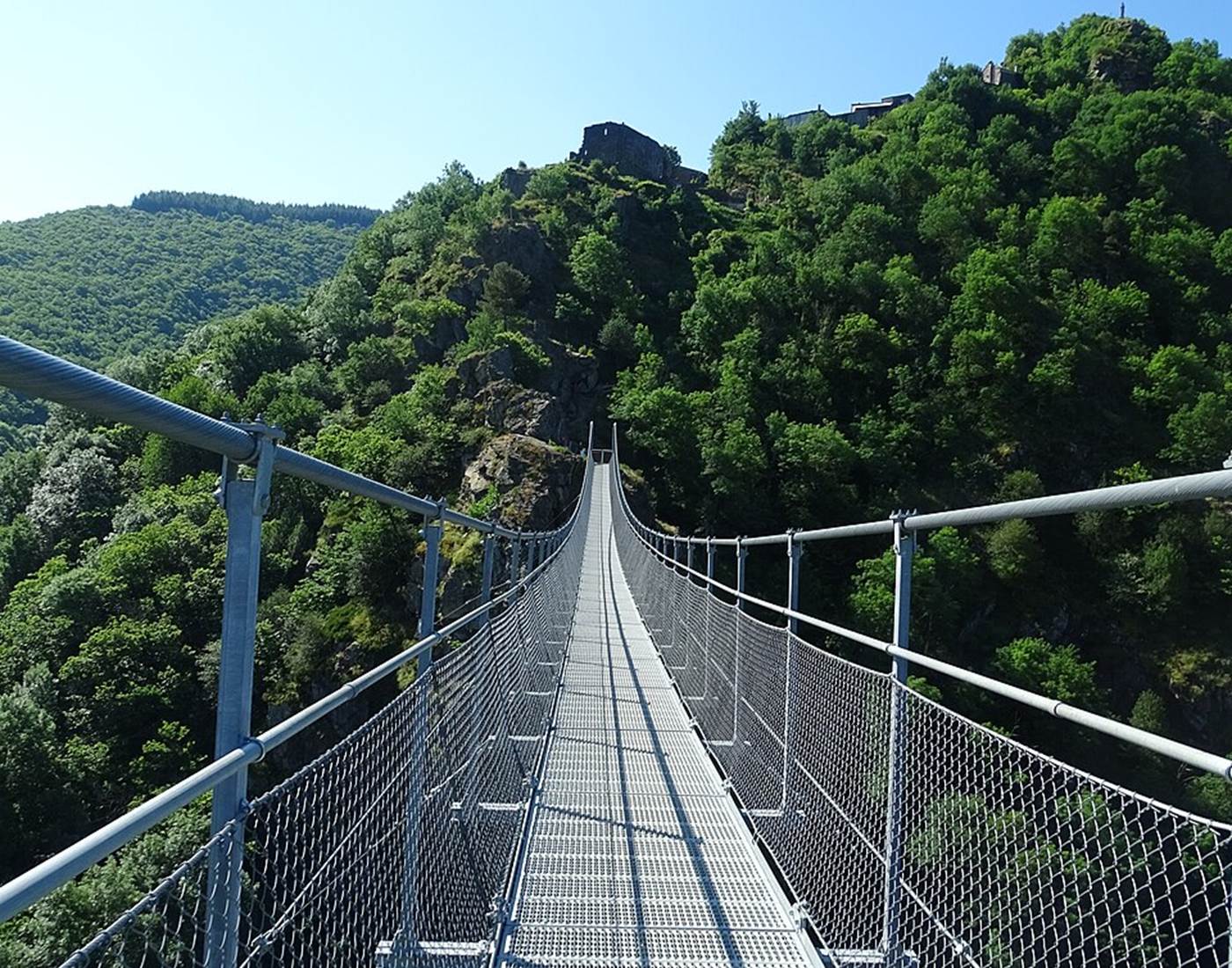 Passerelle de Mazamet ( source Selmoval, Wikimedia Commons, CC BY‑SA 4.0)