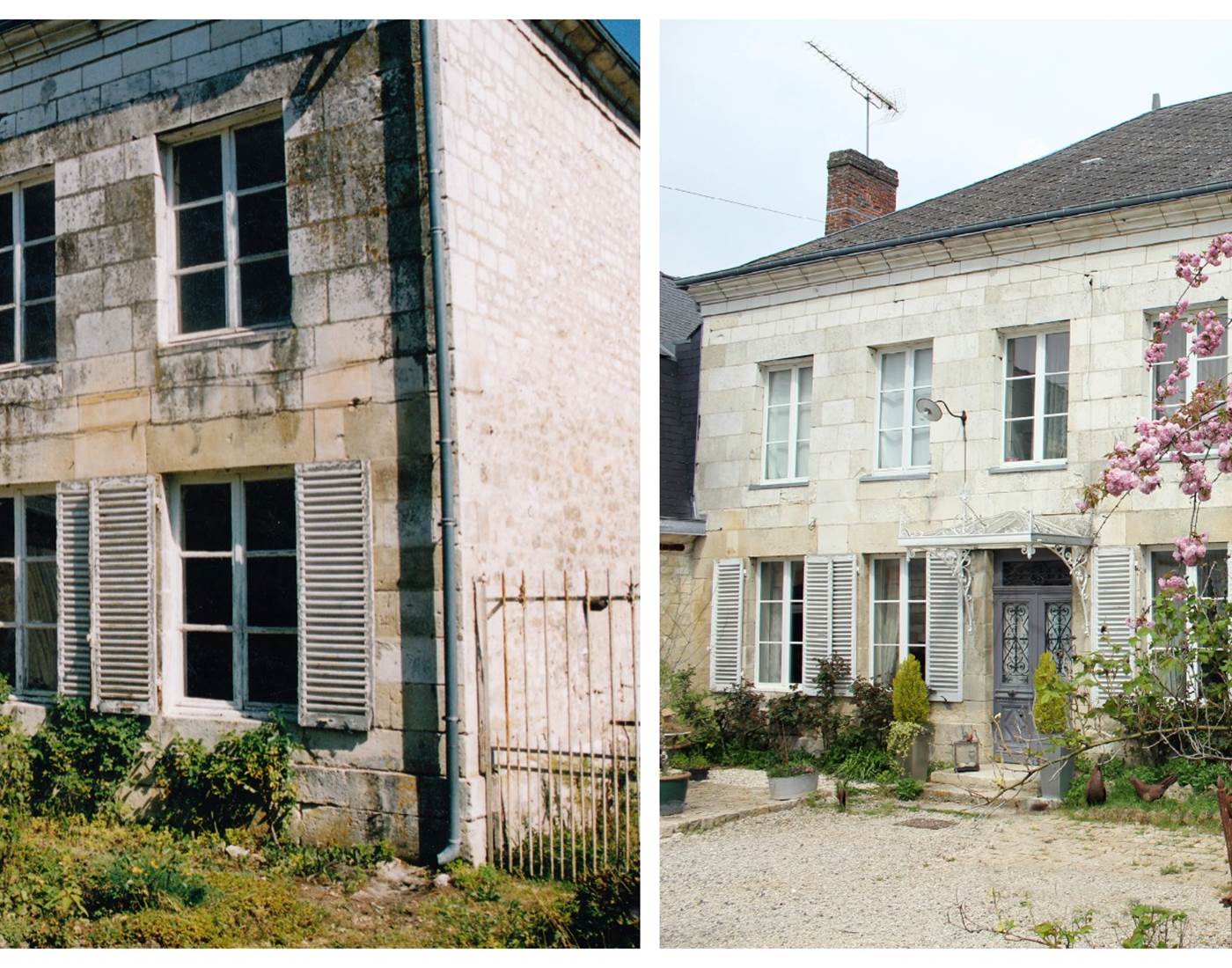 Avant/Après maison principale