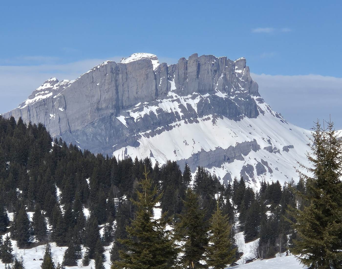 Itinéraire raquette du plateau du Prarion (Houches)