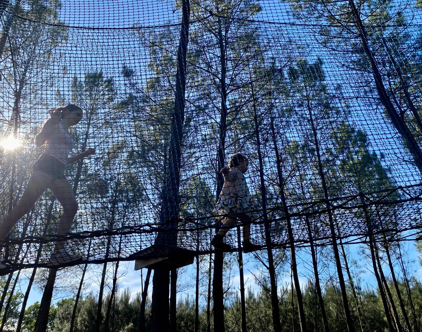 Parcours du filet suspendu