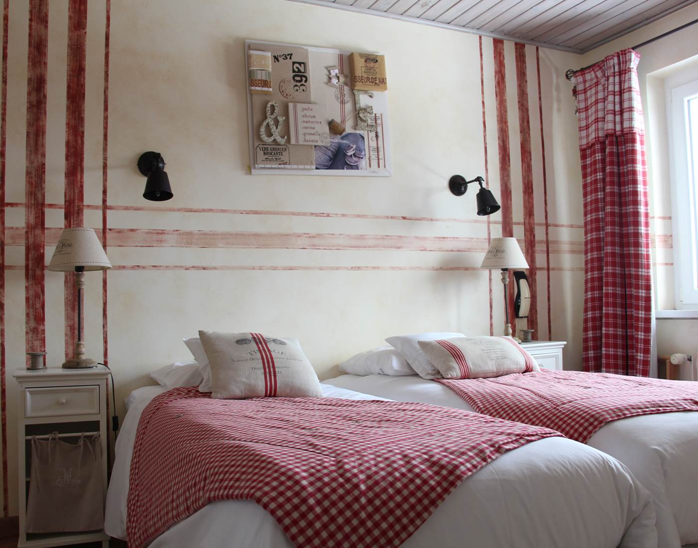 chambre confort douche/wc style champêtre