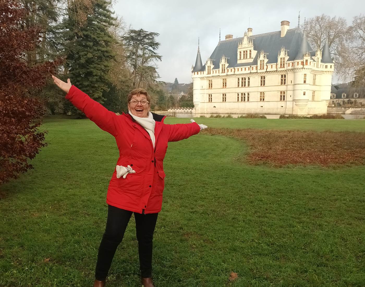 Nathalie la Mère Noël à Azay-le-Rideau