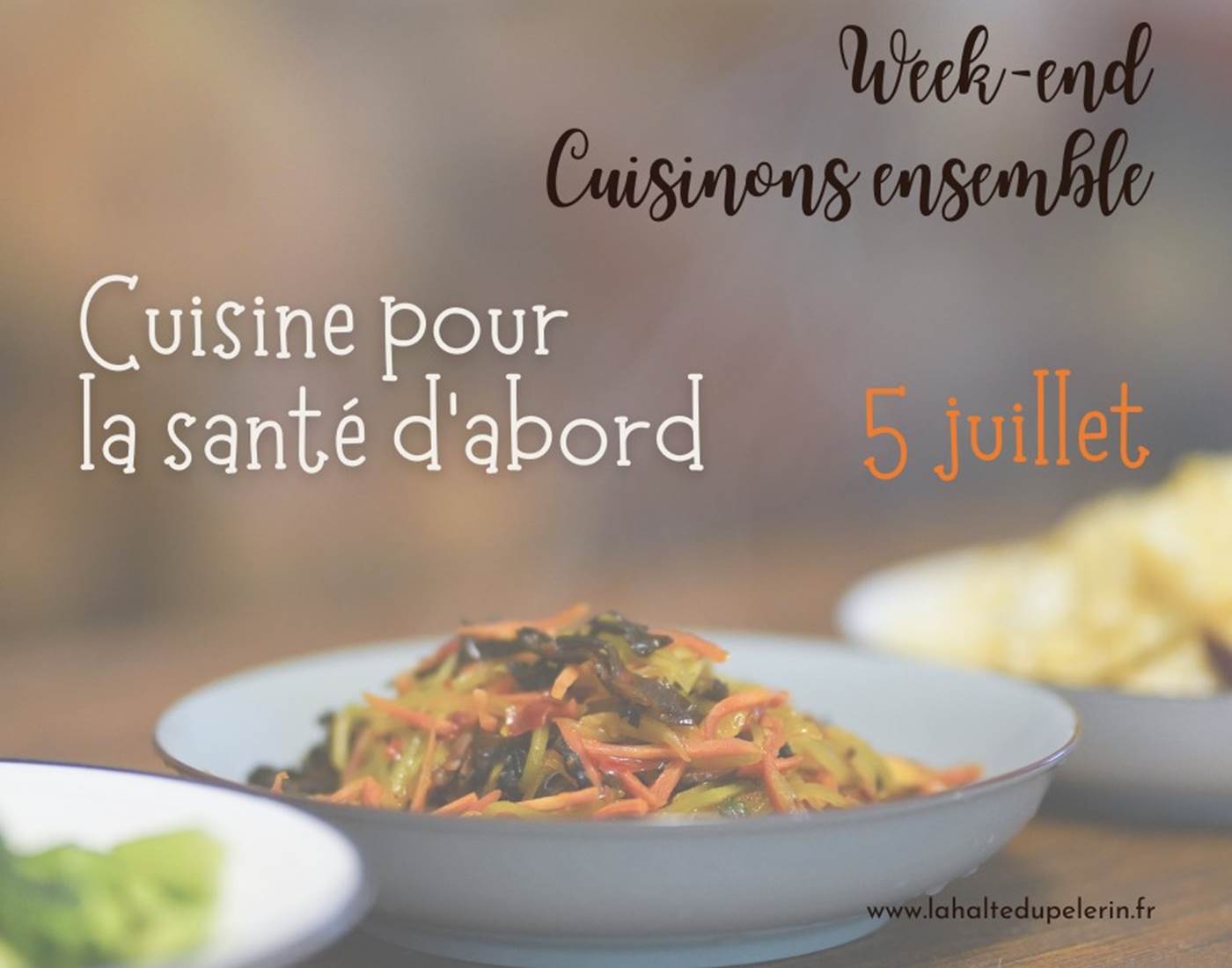 Week-end Cuisinons Ensemble Ma Santé d'abord