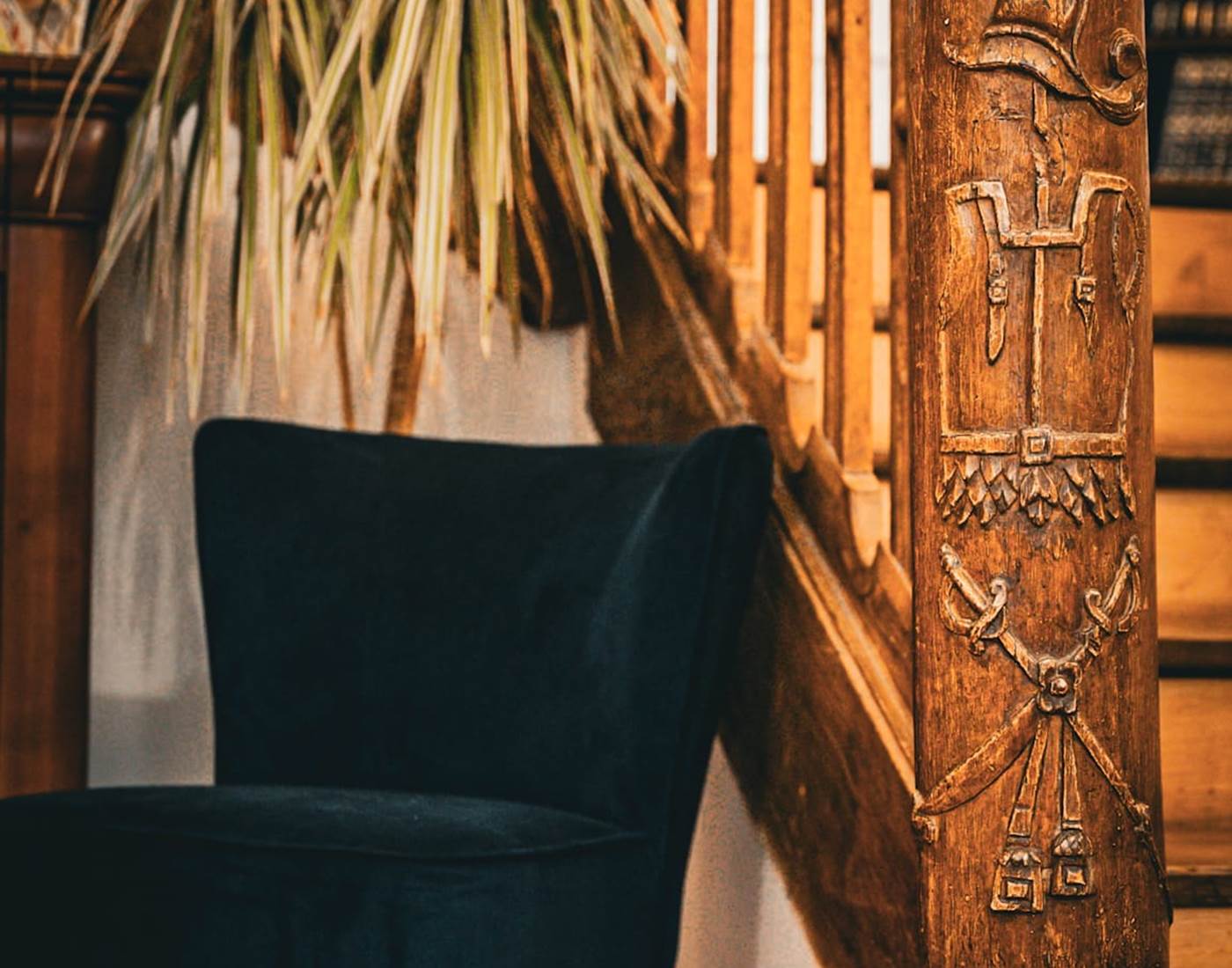 Domaine du Loubier, escalier