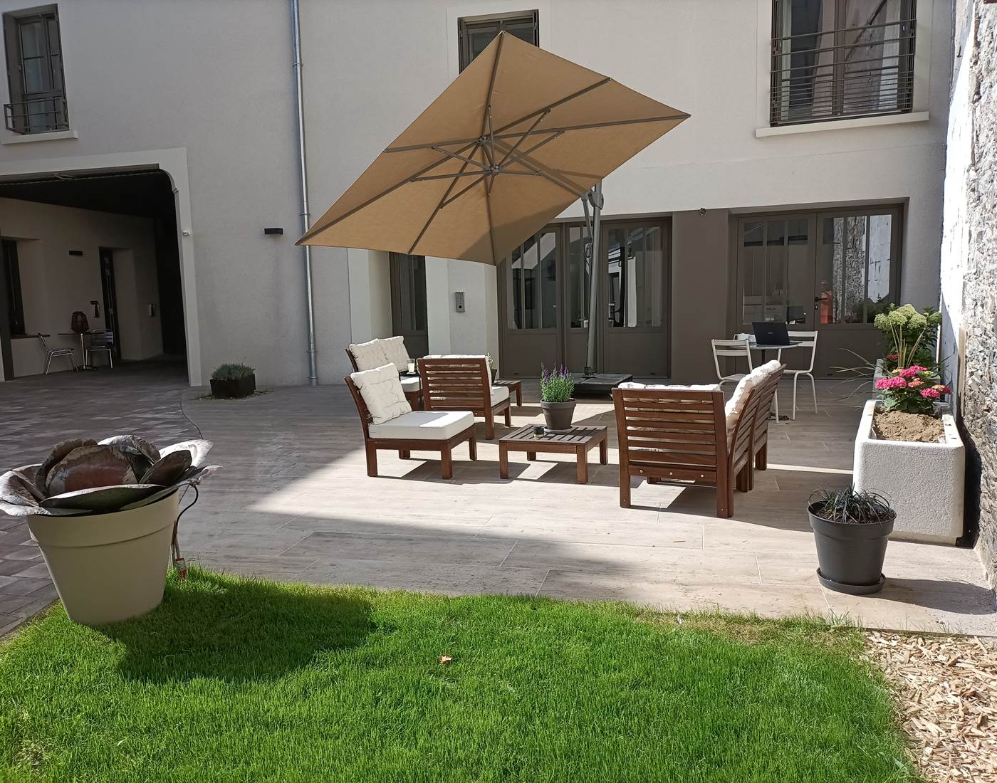 Villa Buffon Angers Terrasse