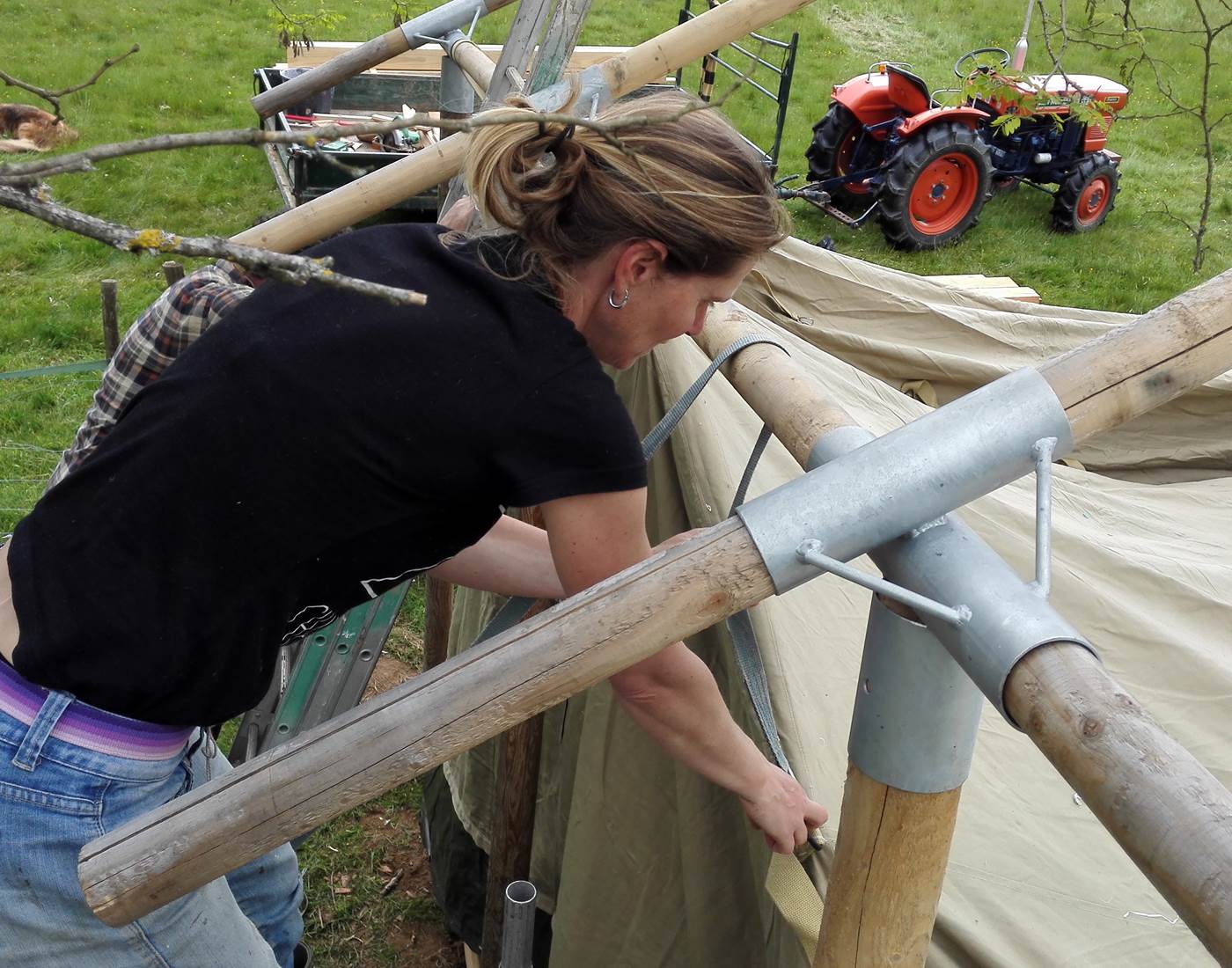 construction tente safari