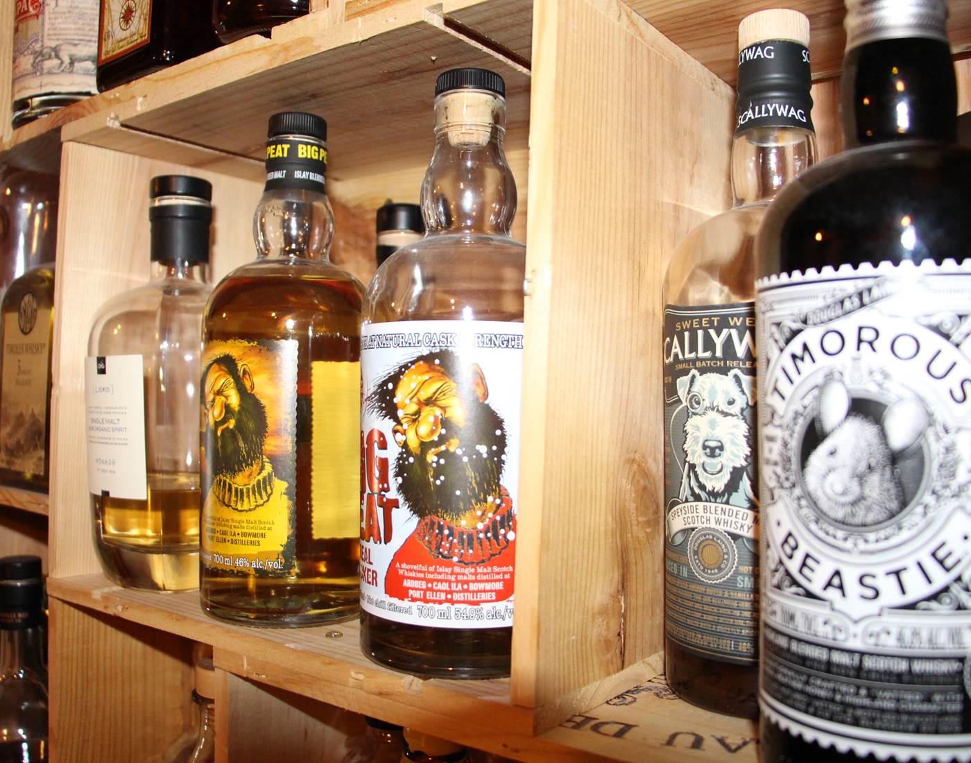 la collection de whisky