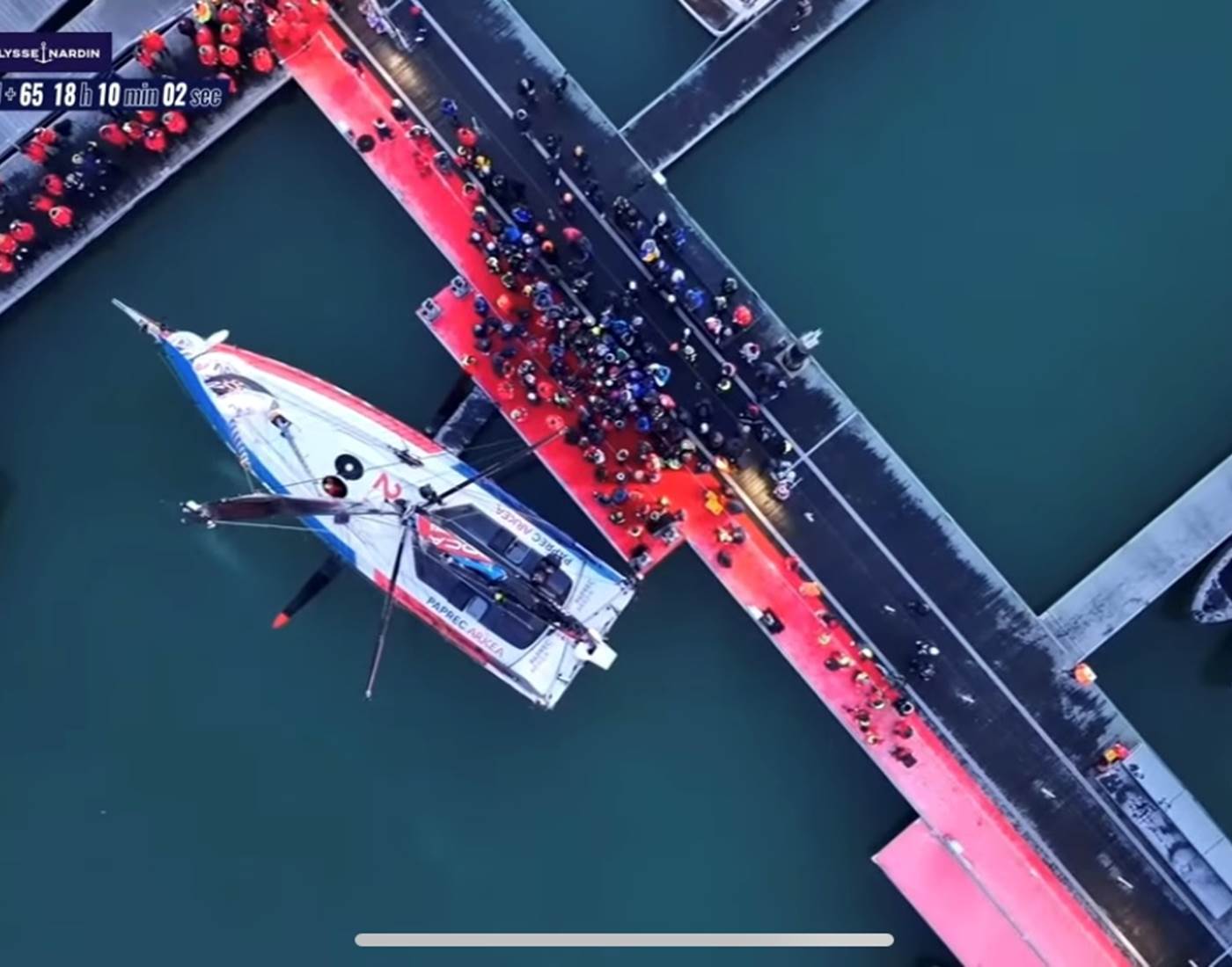 Arrivée Yoann Richomme