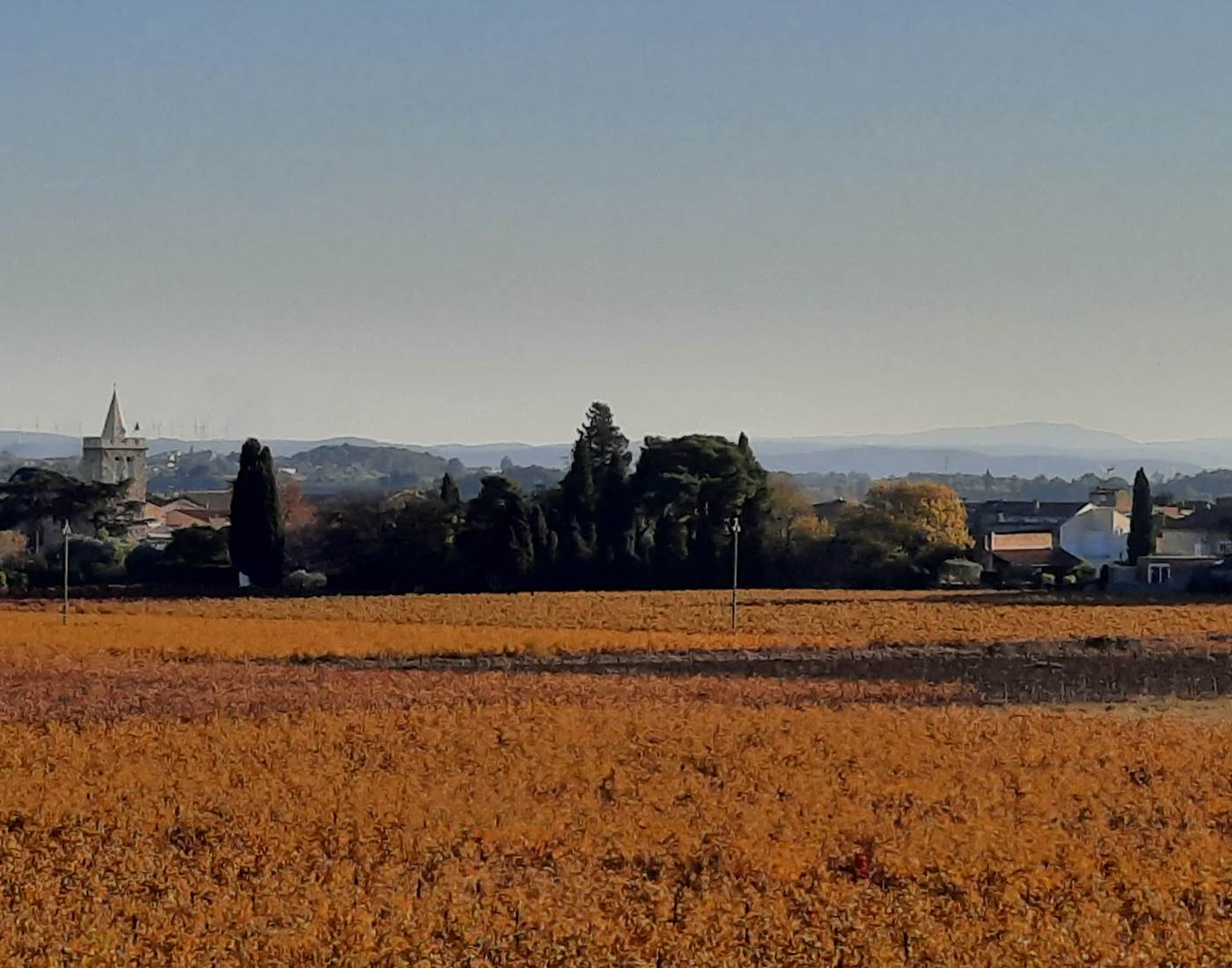 Mailhac sous des couleurs automnales