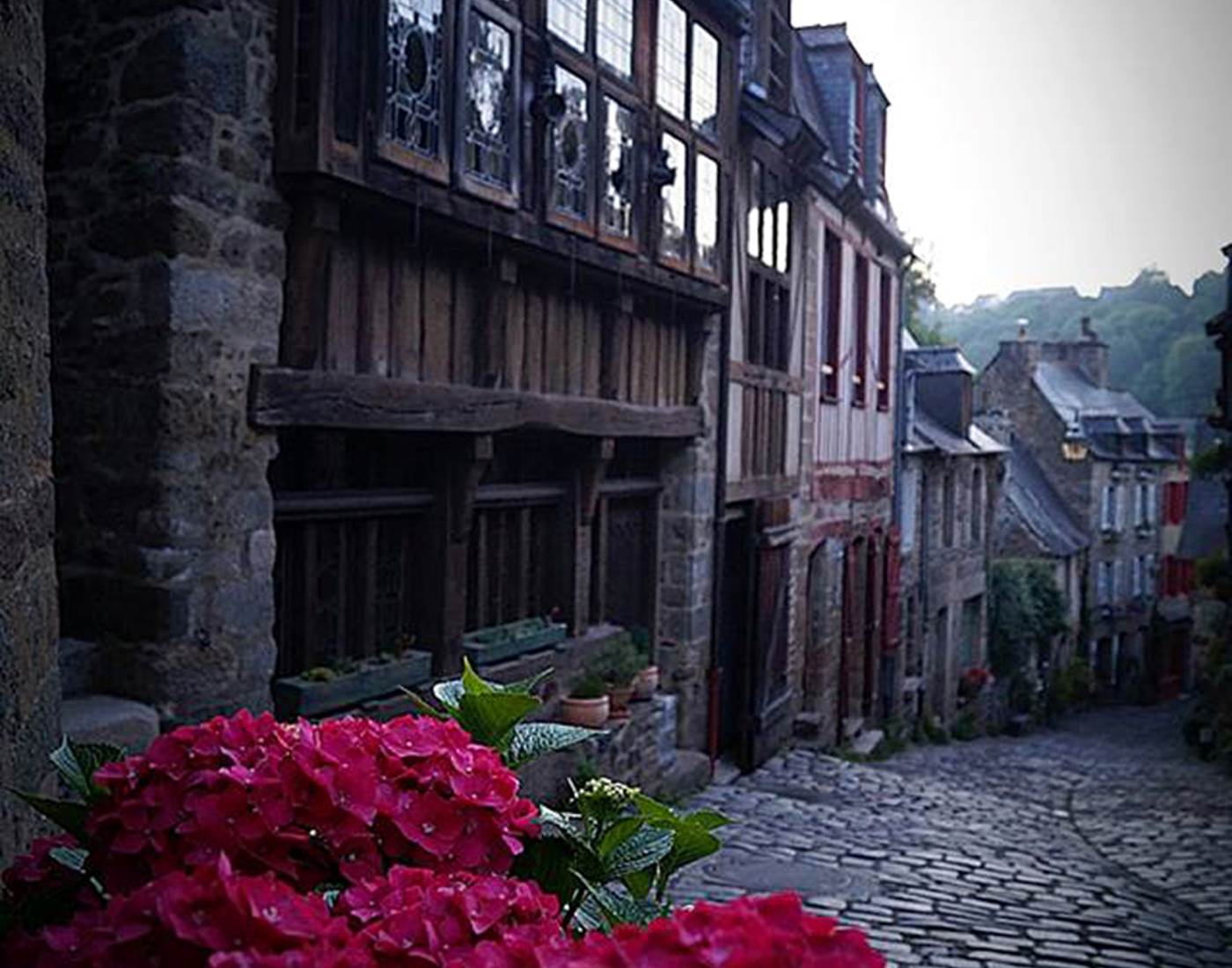 Le bas du Jerzual : rue du Petit Fort, située à 100 m du port de plaisance