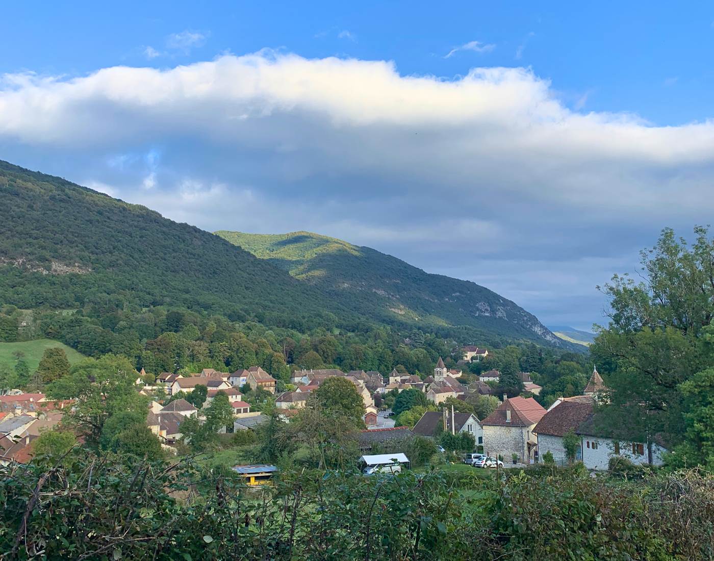 Vue sur le village-page