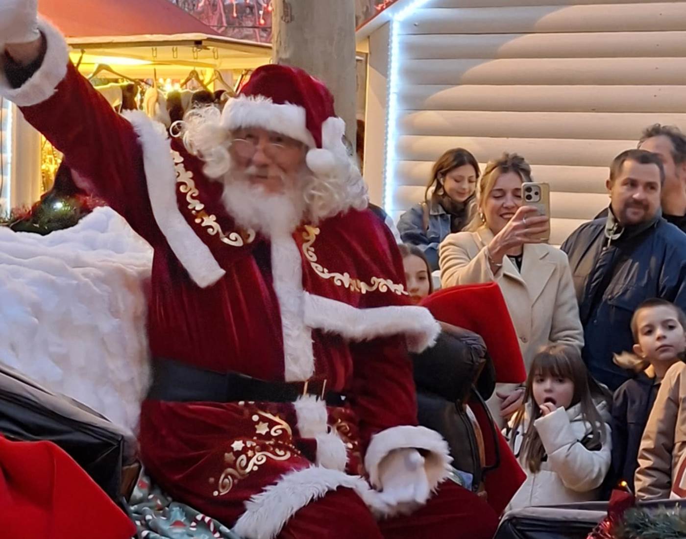 Arrivée du Père Noël