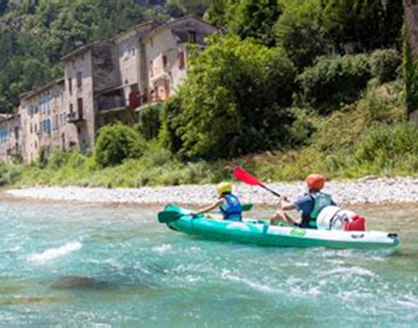 canoé sur la Drôme