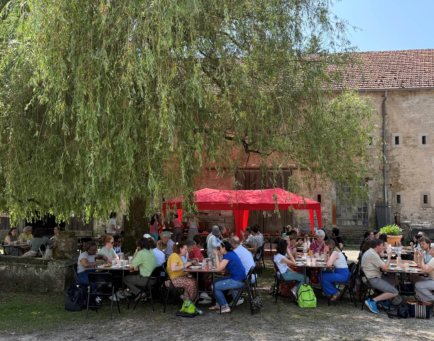 Accueil de groupe à La P'tite Pause de la Manufacture