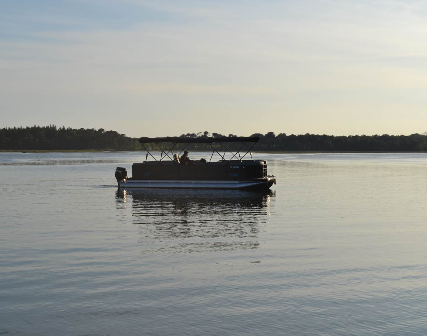 Coucher de soleil pour le Riec'h, St Cado