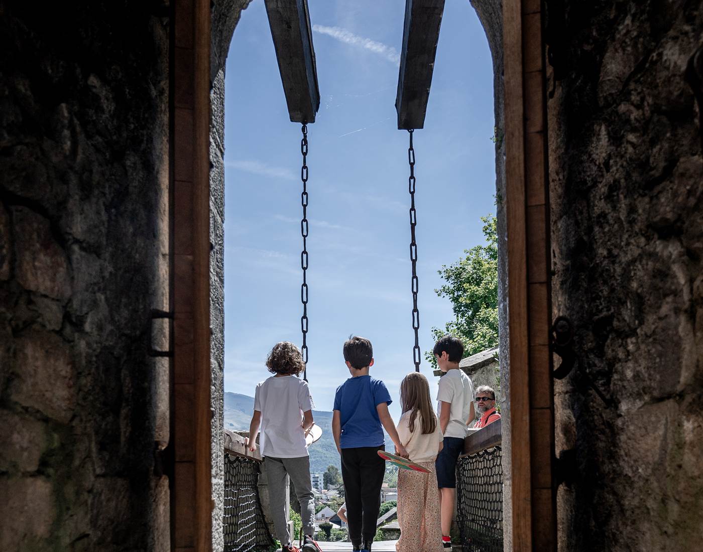Château fort-Pont levis-Visite famille-Lourdes