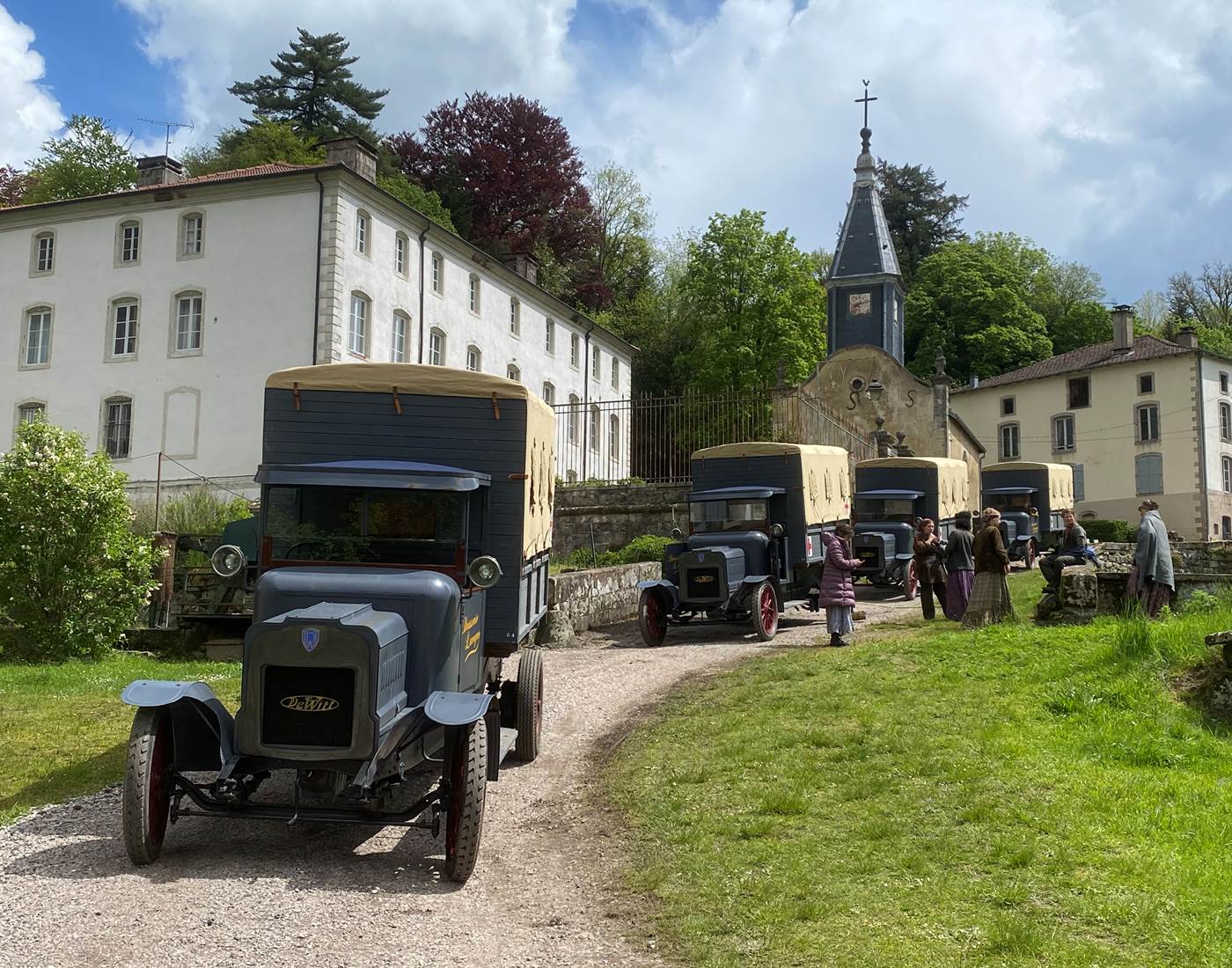 Les ambulances Dewitt à la Manufacture Royale de Bains