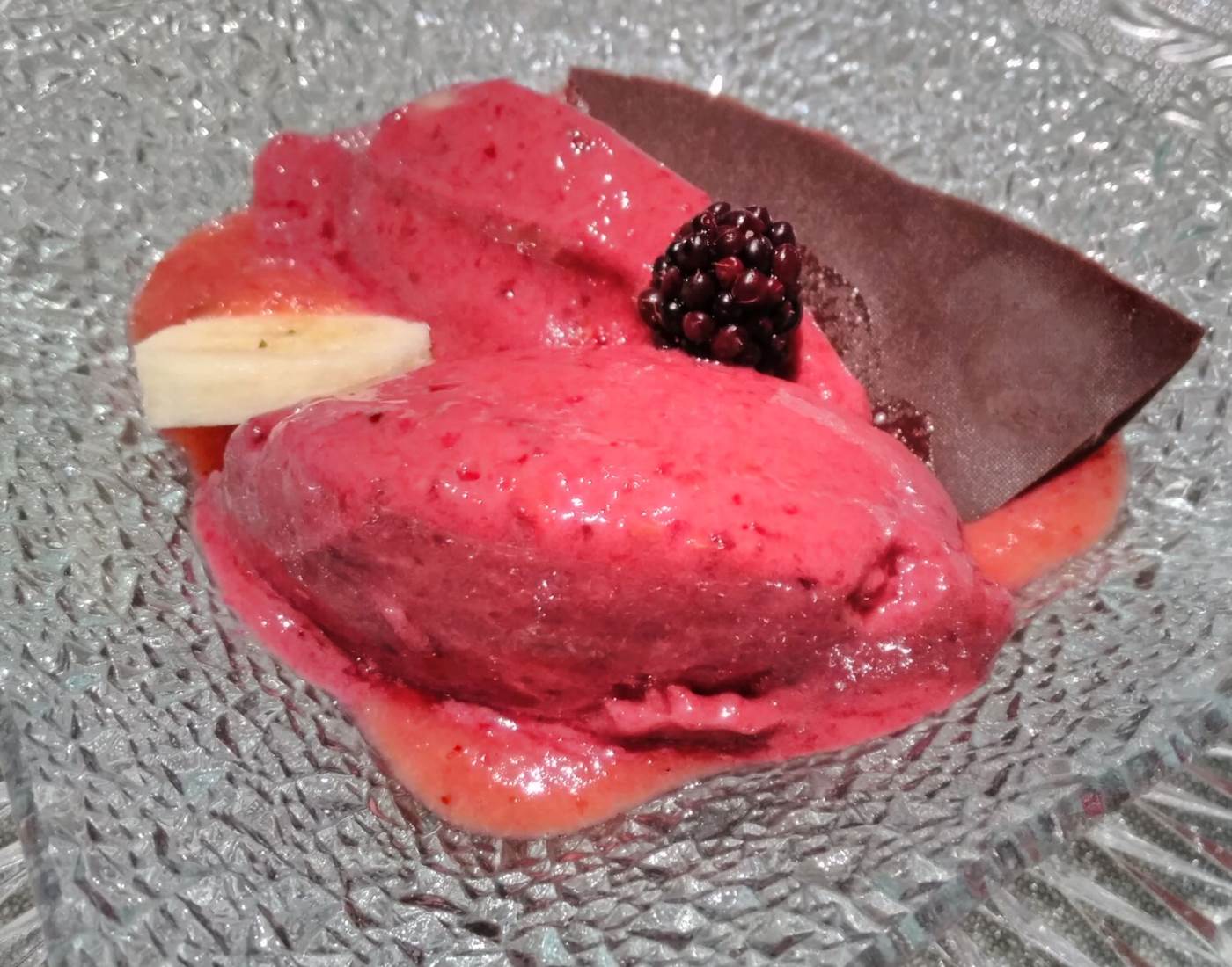 glace framboise maison