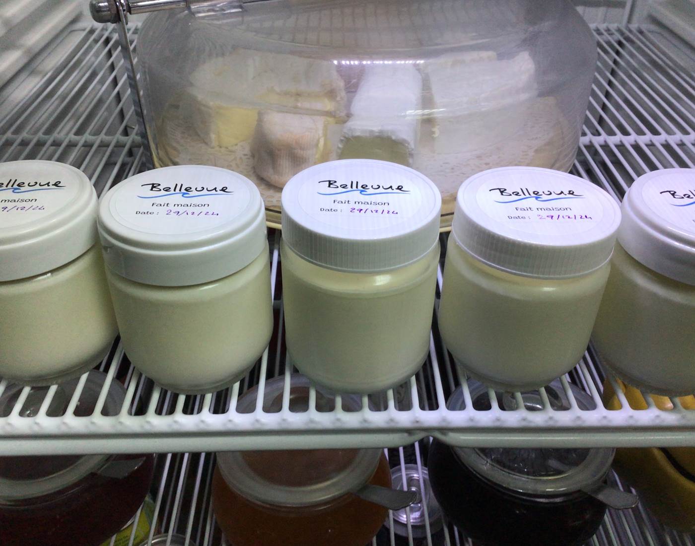 Yaourts maison Hôtel Bellevue