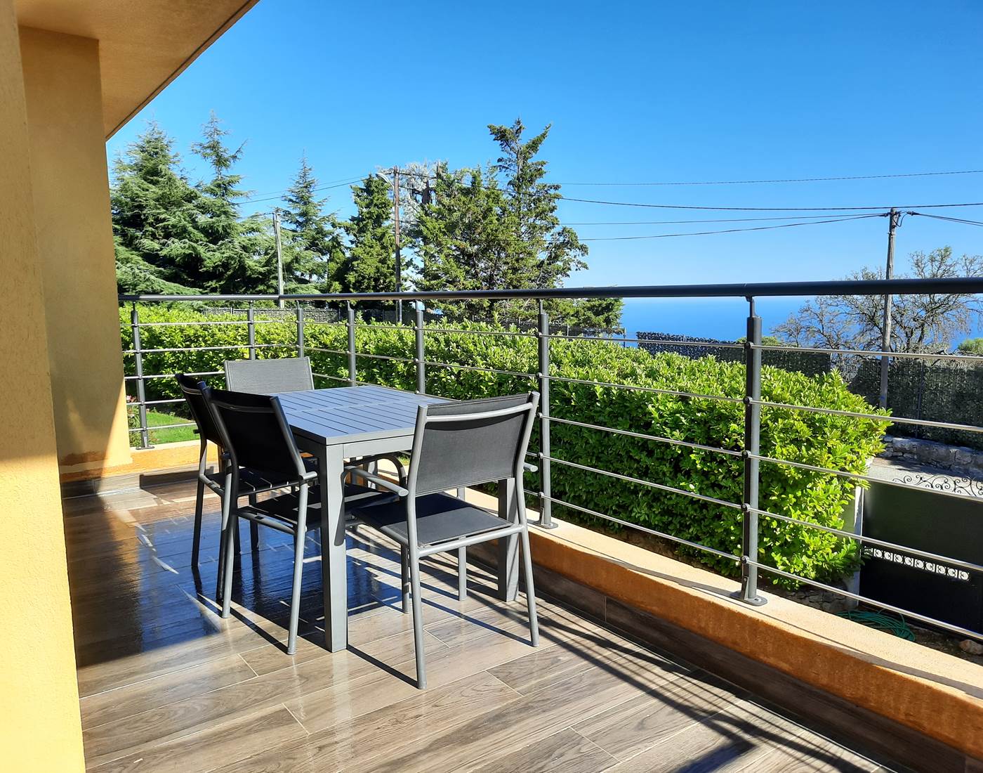 Terrasse de l'appartement